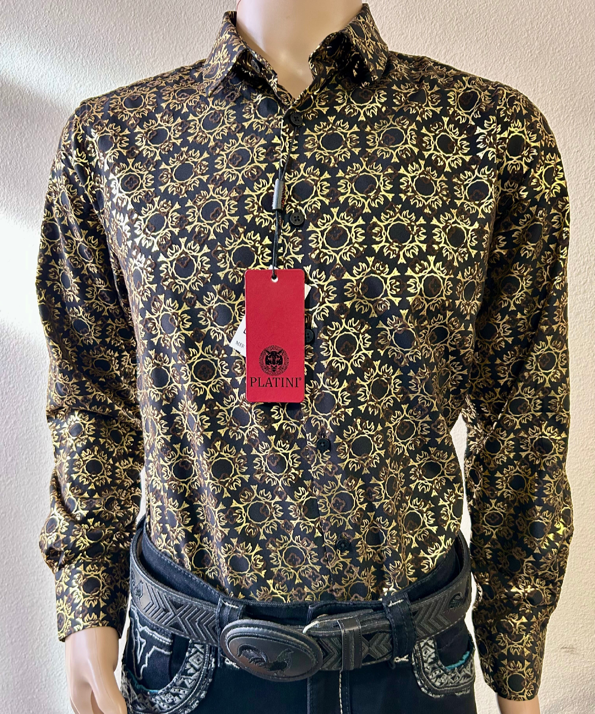 Hombre De Oro - Men’s Long Sleeve Shirt