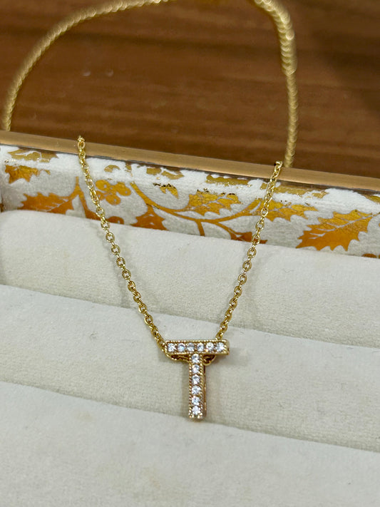 Letter T Necklace