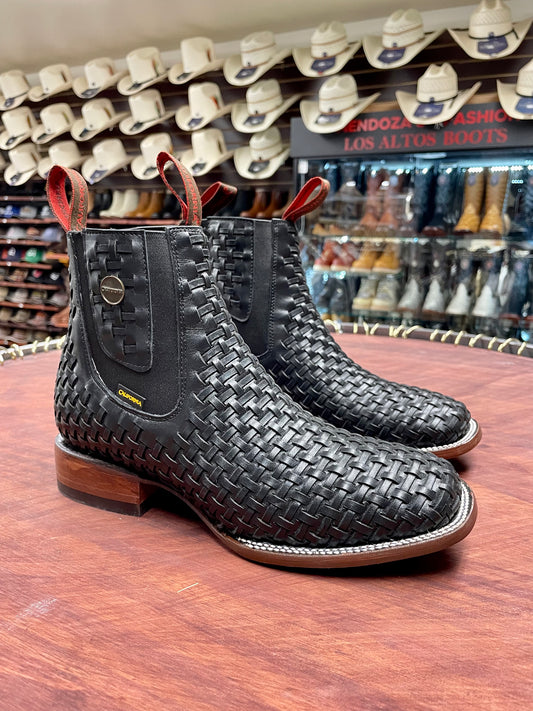 Petatillo Black Ankle Boots