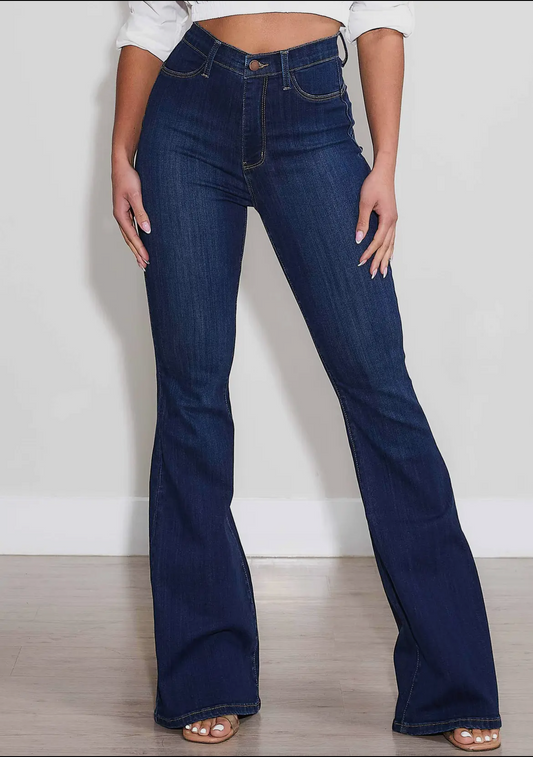 Flare Jeans (Dark Stone)