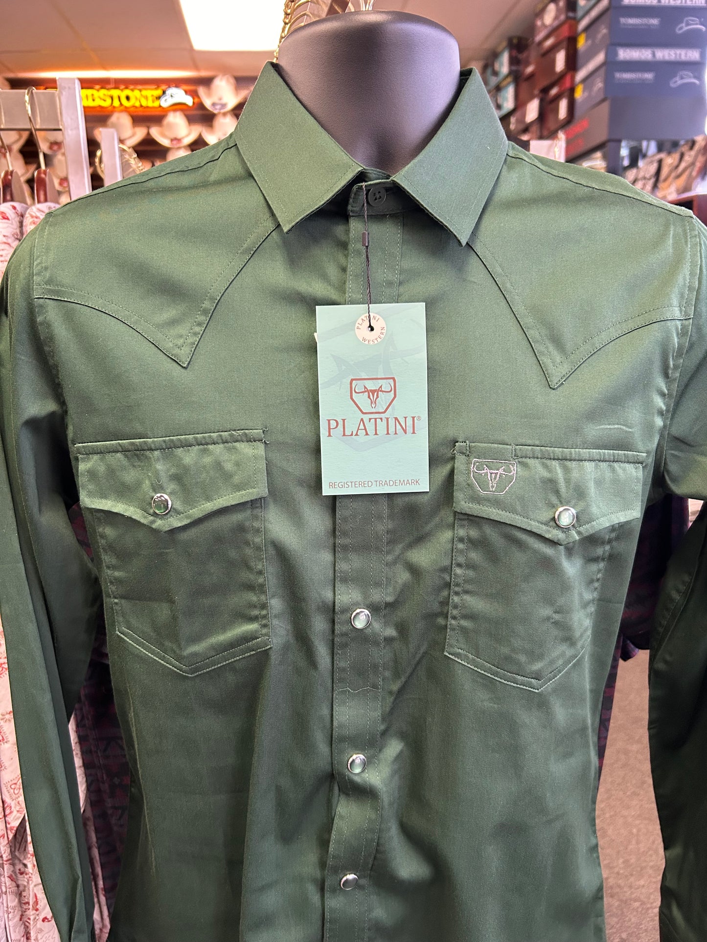 Emerald Green Dress Shirt