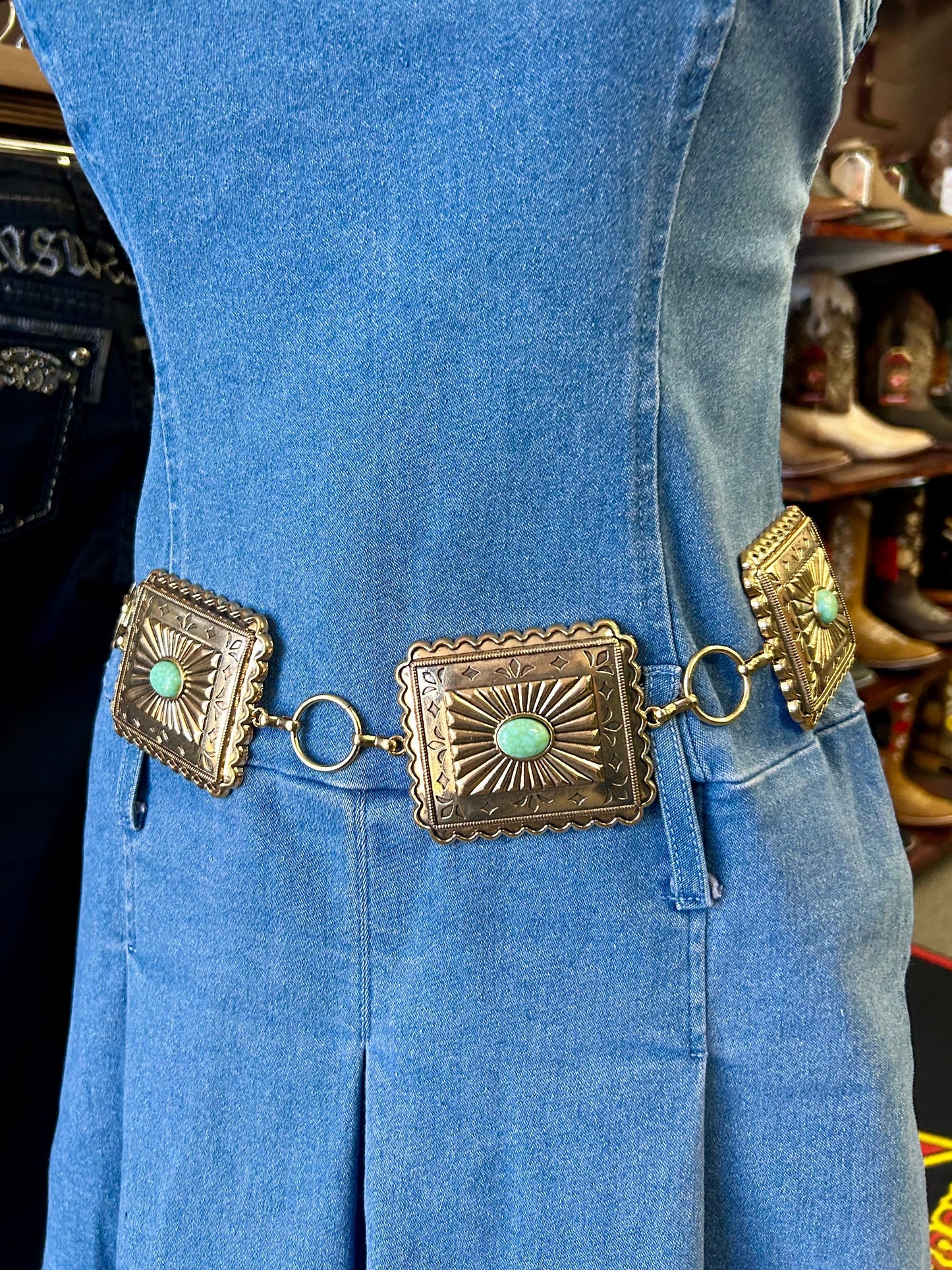 Camila Concho Bronze Belt