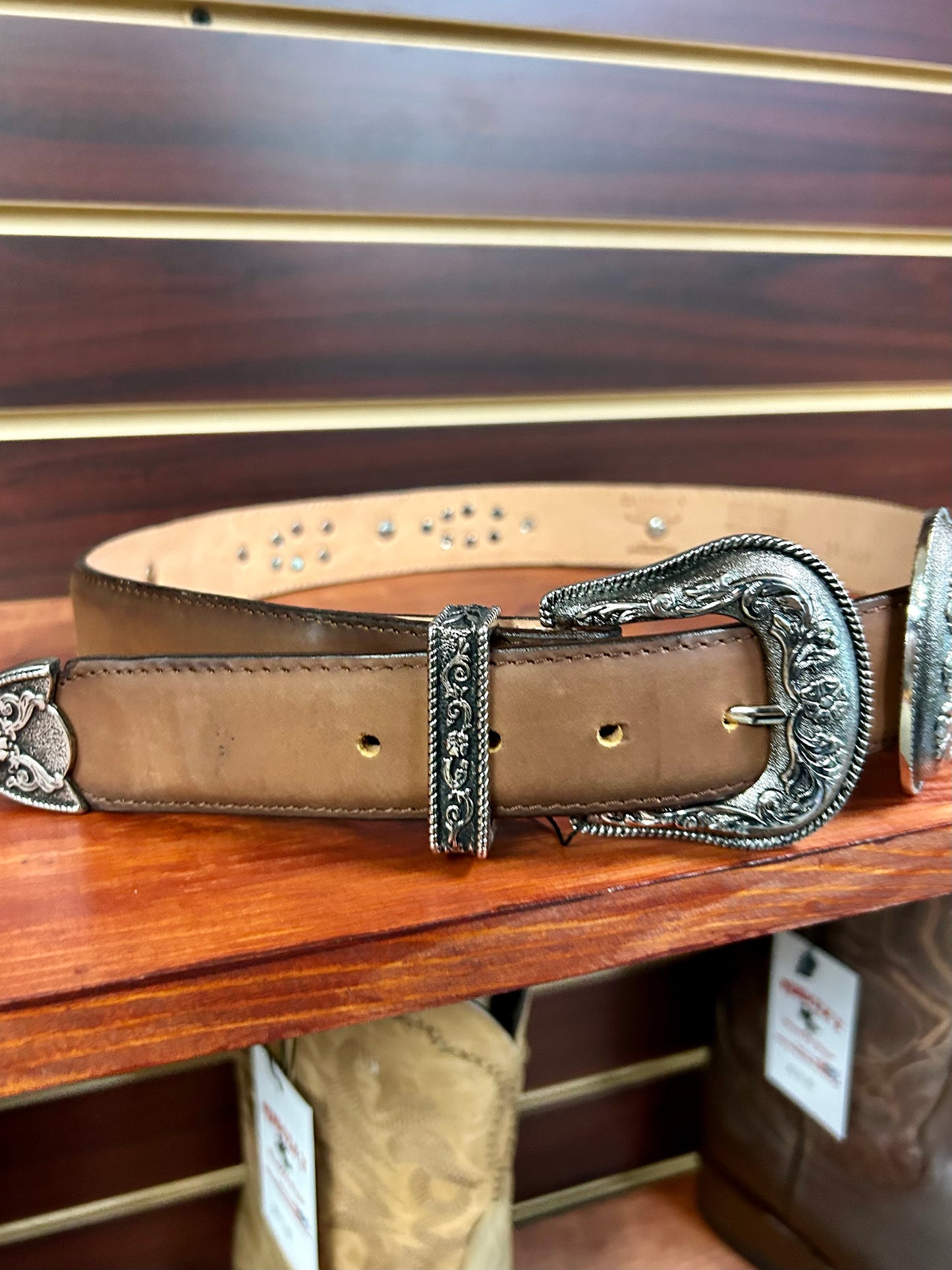 Diana Double Buckle Women’s Western Belt