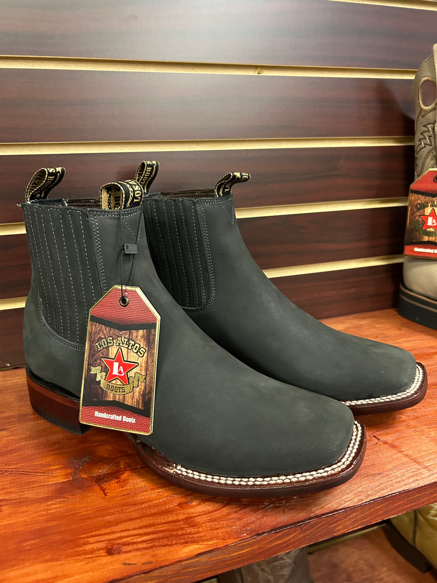 Botine Charro Nobuck Gray Los Altos Boots