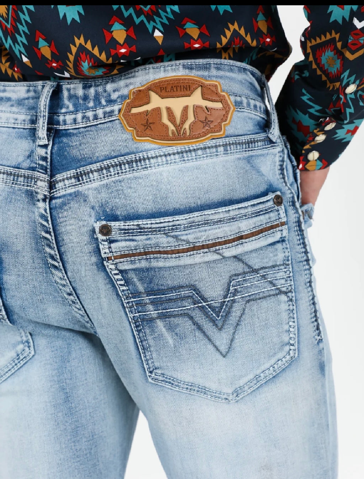 Light Washed Bootcut Jeans