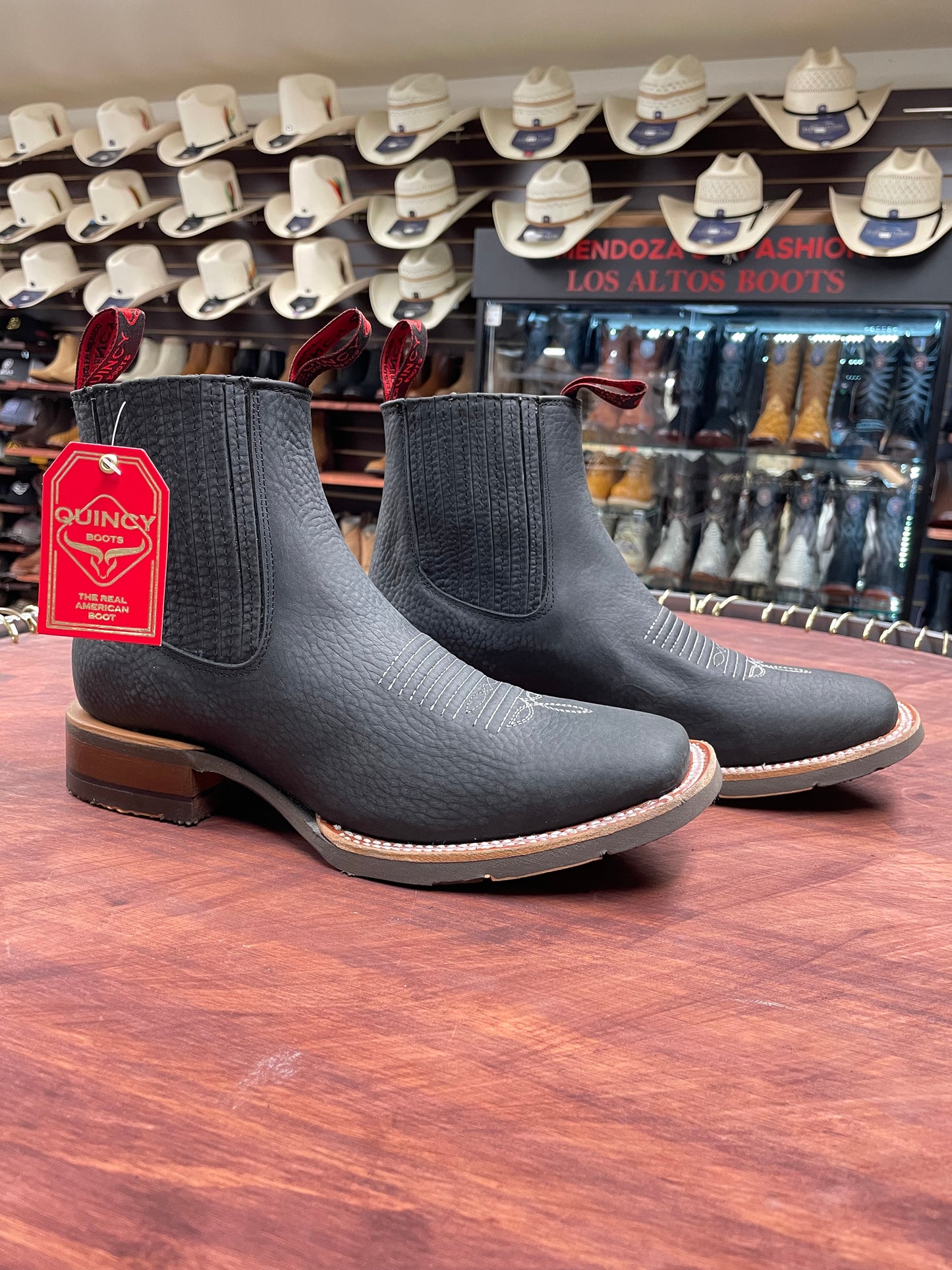 Quincy Rhino Black Boot