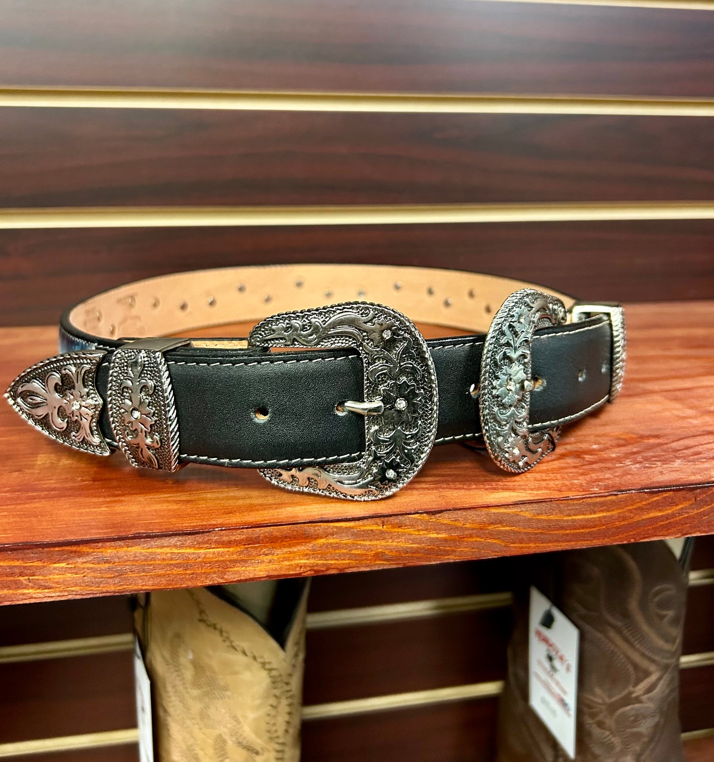 Naomi Double Buckle Women’s Western Belt