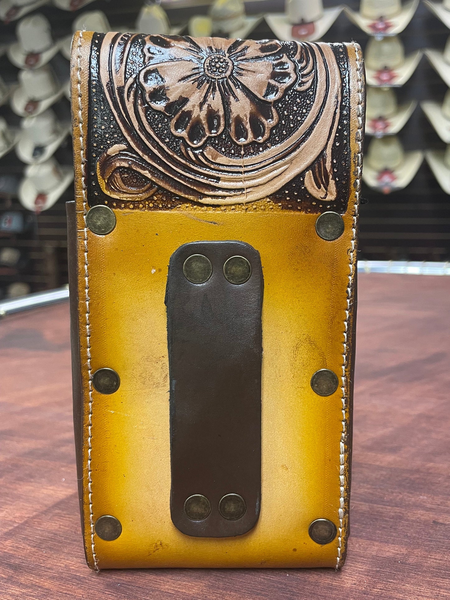 Rooster Engraved Phone Holster